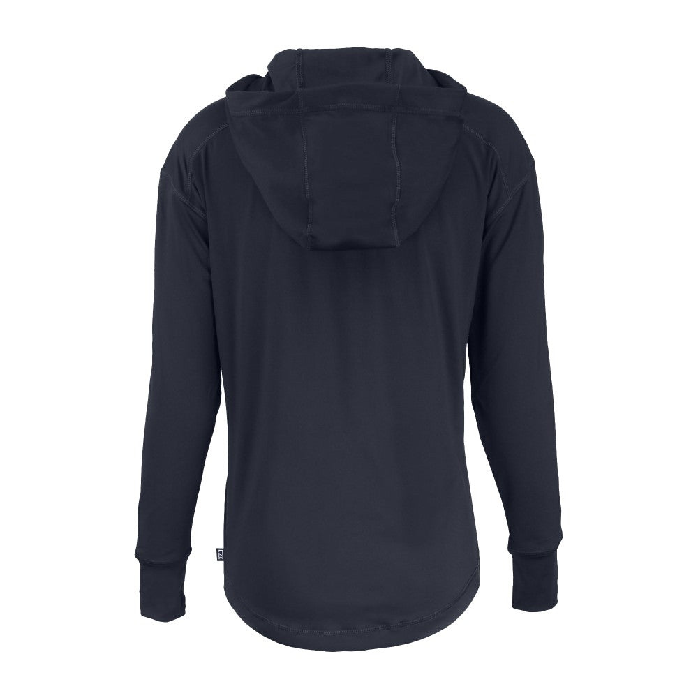 MLB New York Mets Cutter & Buck Women's Daybreak Eco Recycled Half-Zip Hoodie