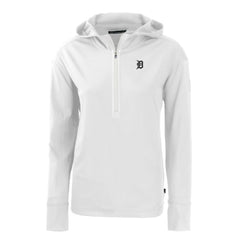 MLB Detroit Tigers Cutter & Buck Women's Daybreak Eco Recycled Half-Zip Hoodie