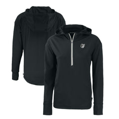 MLB Baltimore Orioles Cutter & Buck Women's Daybreak Eco Recycled Half-Zip Hoodie