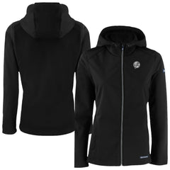MLB New York Yankees Cutter & Buck Women's Evoke Eco Softshell Recycled Full-Zip Hoodie Jacket