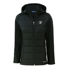 MLB Baltimore Orioles Cutter & Buck Women's Evoke Hybrid Eco Softshell Recycled Full-Zip Hooded Jacket