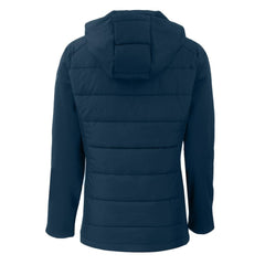 MLB Detroit Tigers Cutter & Buck Women's Evoke Hybrid Eco Softshell Recycled Full-Zip Hooded Jacket