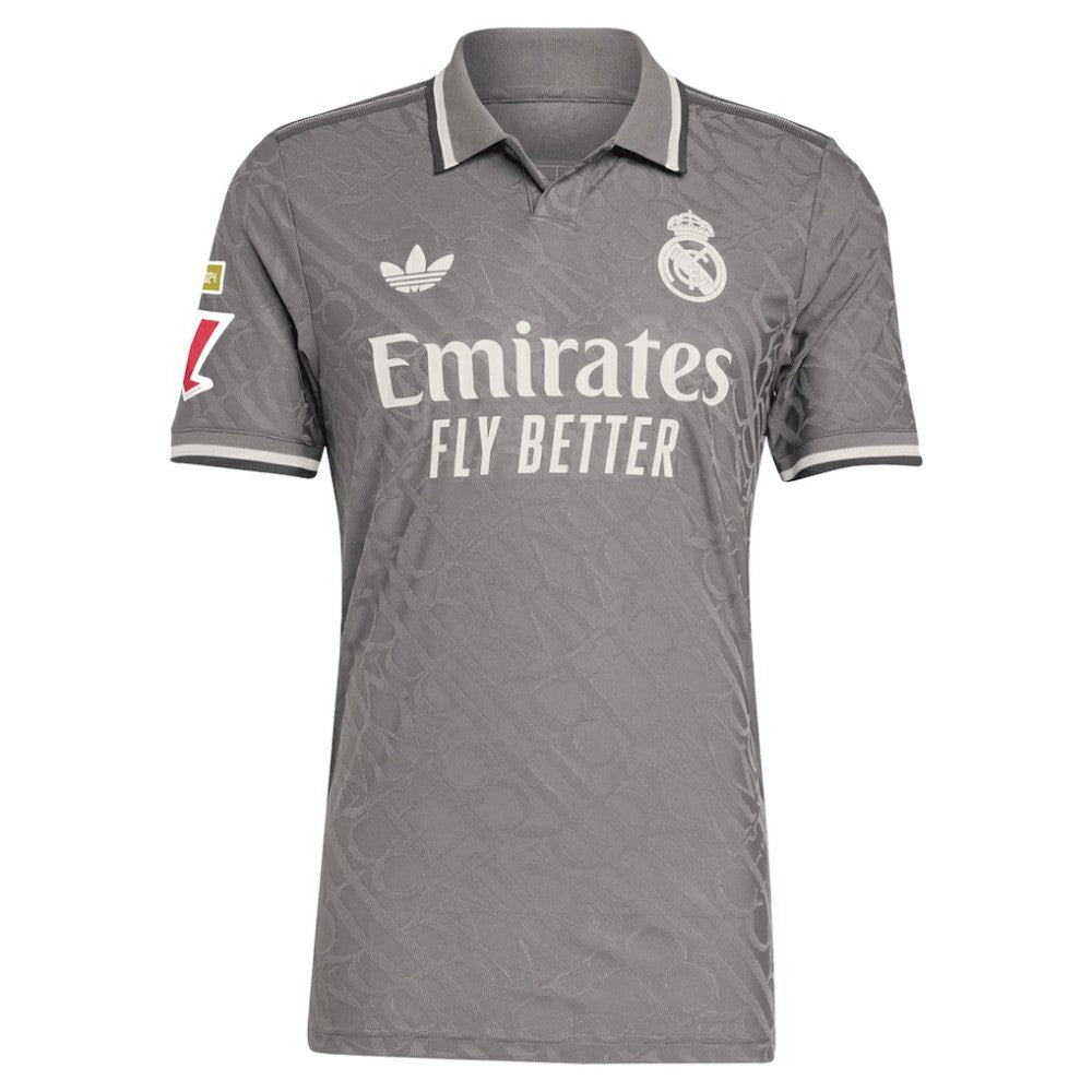 Real Madrid Originals 2024/25 Third Custom Jersey - Adidas Charcoal