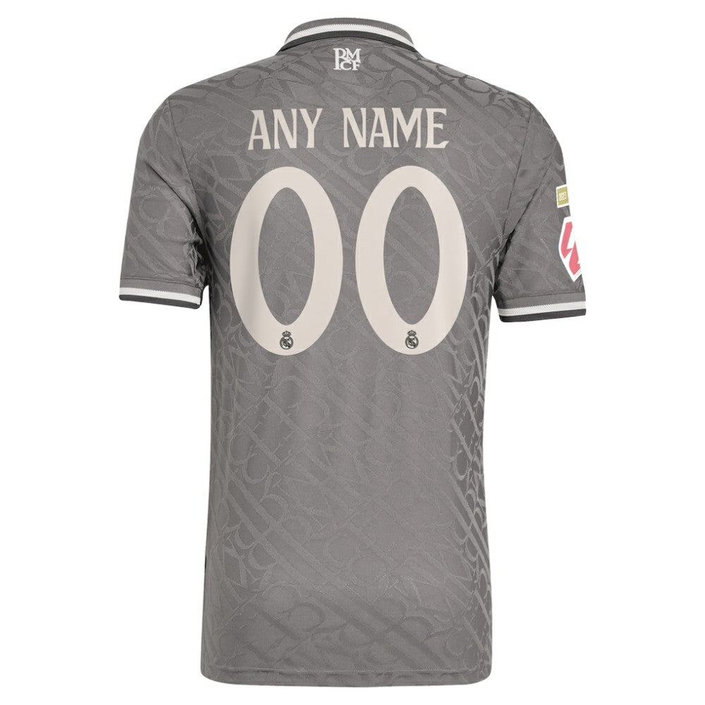 Real Madrid Originals 2024/25 Third Custom Jersey - Adidas Charcoal