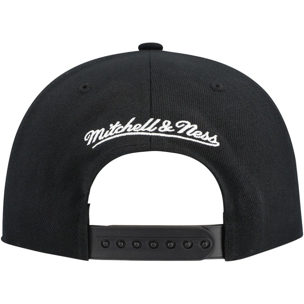 NHL Black Pittsburgh Penguins Mitchell & Ness Team Snapback Hat