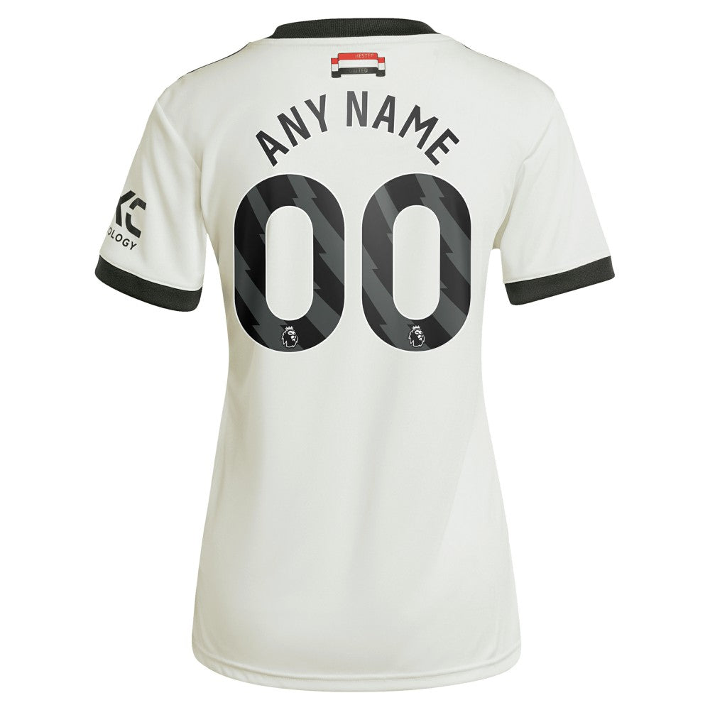 Manchester United Originals Women's 2024/25 Third Custom Replica Jersey - Adidas Cream