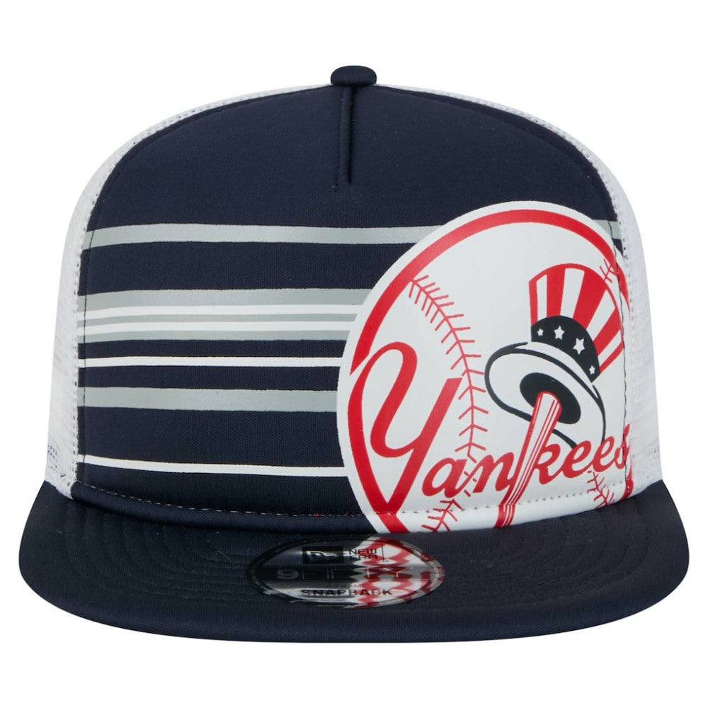 MLB New York Yankees New Era 9FIFTY A-Frame Trucker Snapback Hat