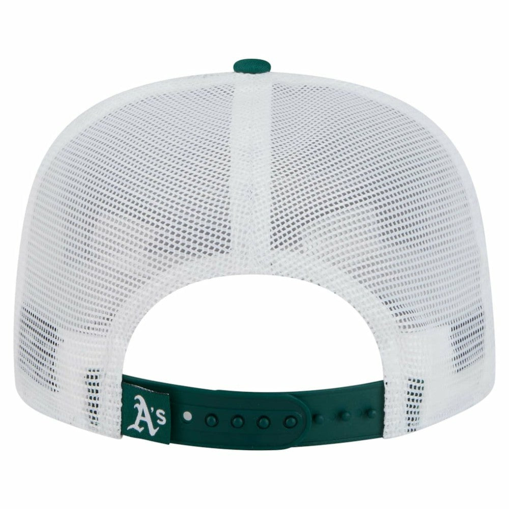 MLB Athletics New Era 9FIFTY A-Frame Trucker Snapback Hat