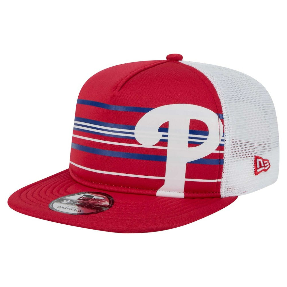 MLB Philadelphia Phillies New Era 9FIFTY A-Frame Trucker Snapback Hat