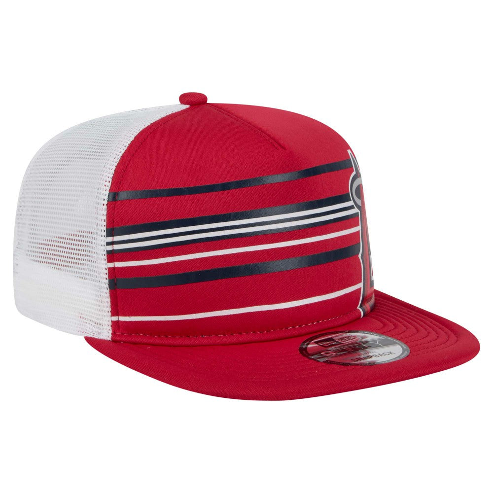 MLB Los Angeles Angels New Era 9FIFTY A-Frame Trucker Snapback Hat