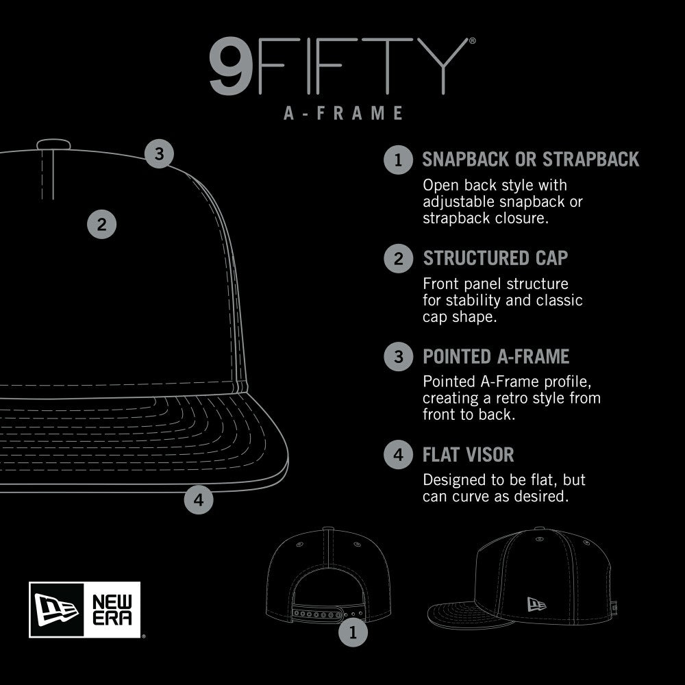 MLB Los Angeles Angels New Era 9FIFTY A-Frame Trucker Snapback Hat
