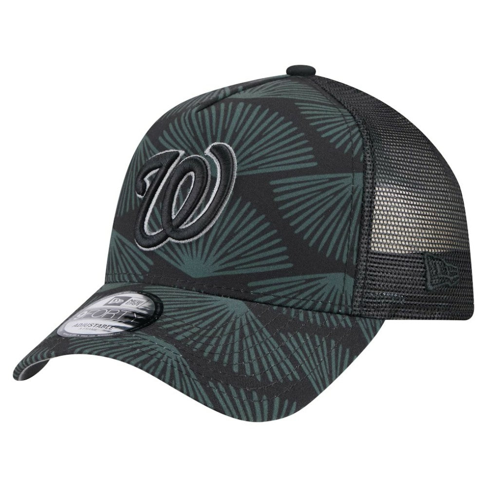 MLB Washington Nationals New Era 9FORTY A-Frame Trucker Adjustable Hat