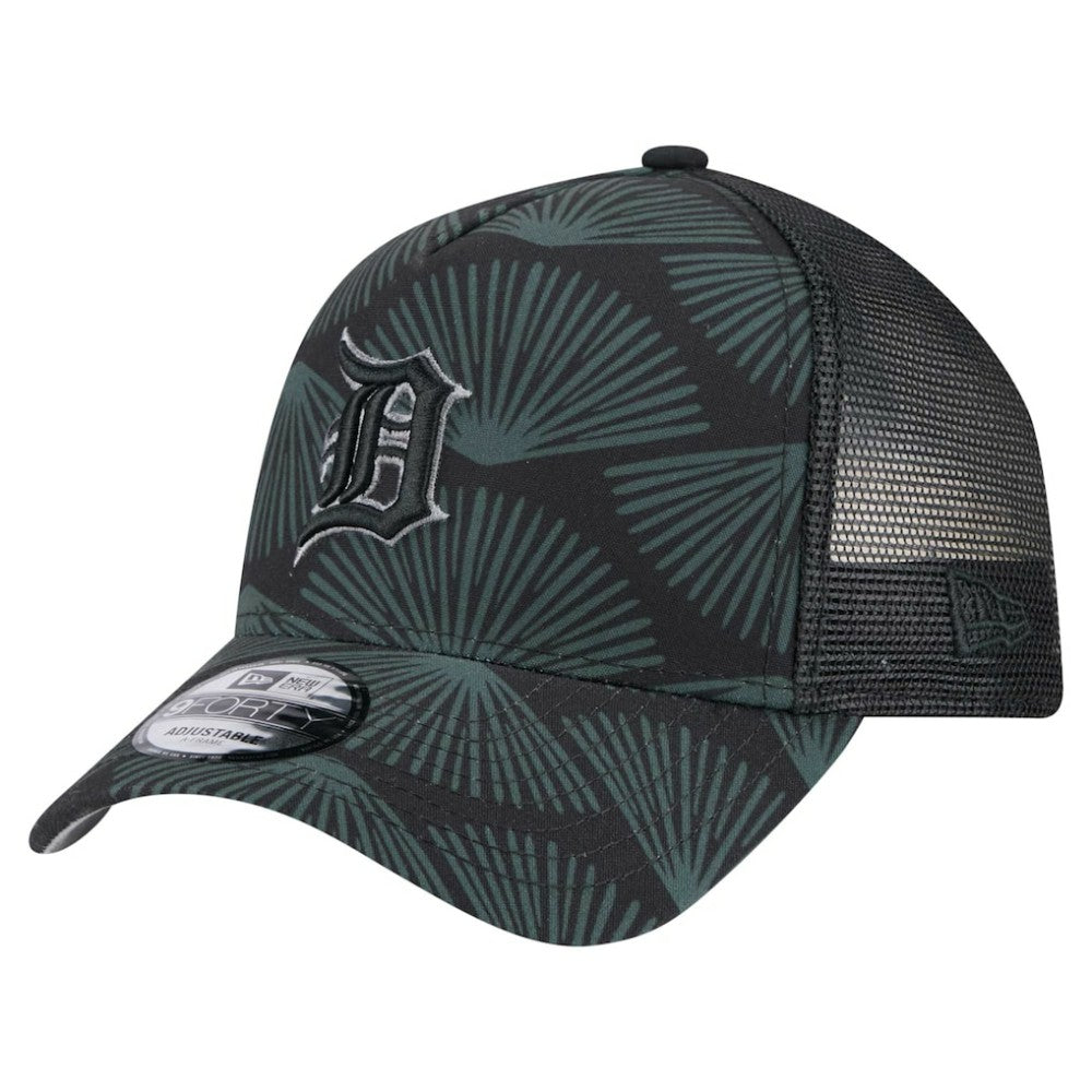 MLB Detroit Tigers New Era 9FORTY A-Frame Trucker Adjustable Hat