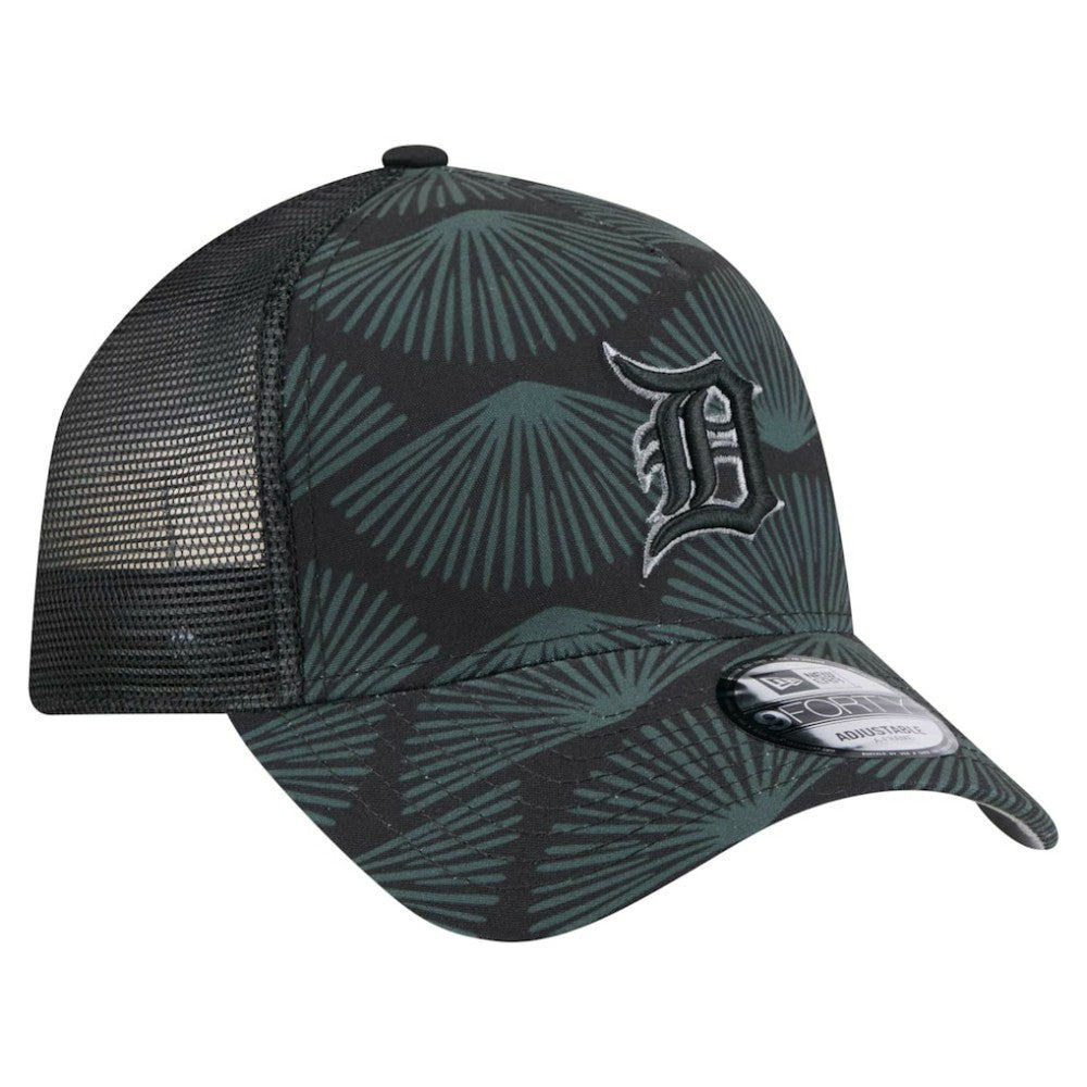 MLB Detroit Tigers New Era 9FORTY A-Frame Trucker Adjustable Hat