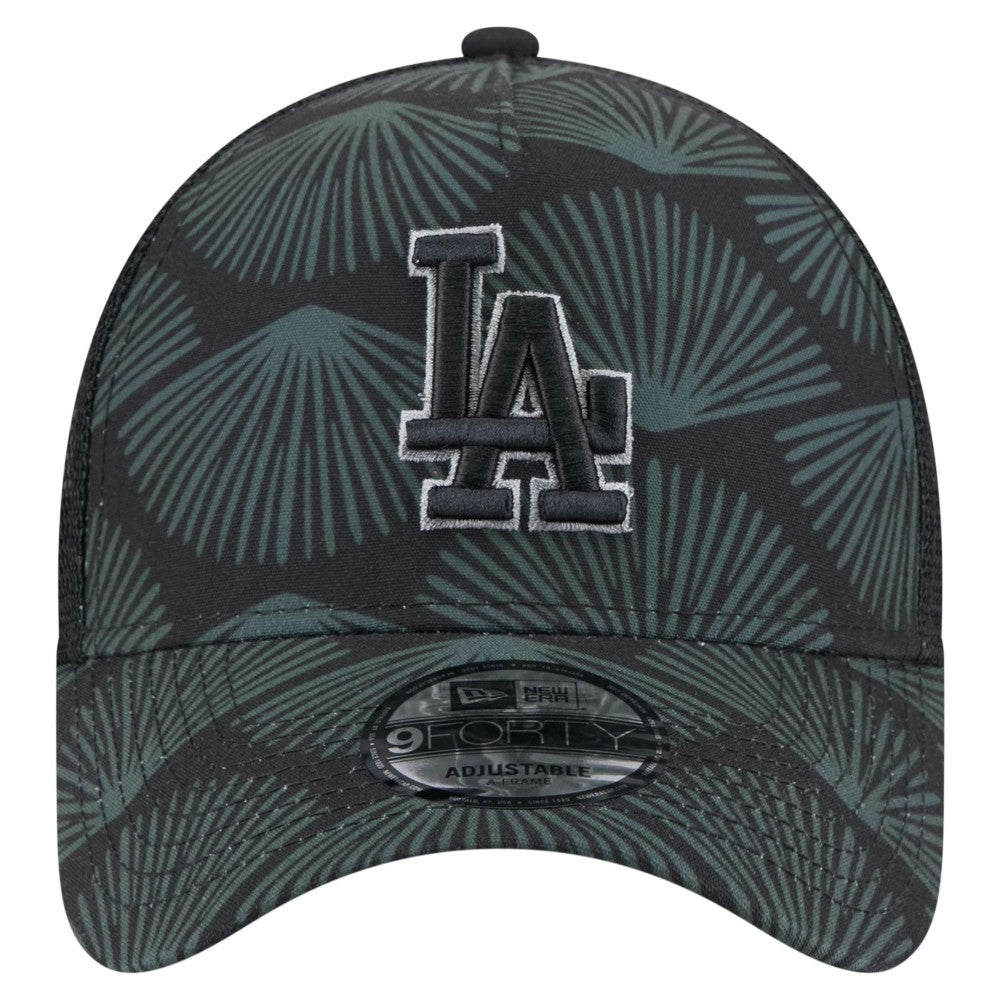 MLB Los Angeles Dodgers New Era 9FORTY A-Frame Trucker Adjustable Hat