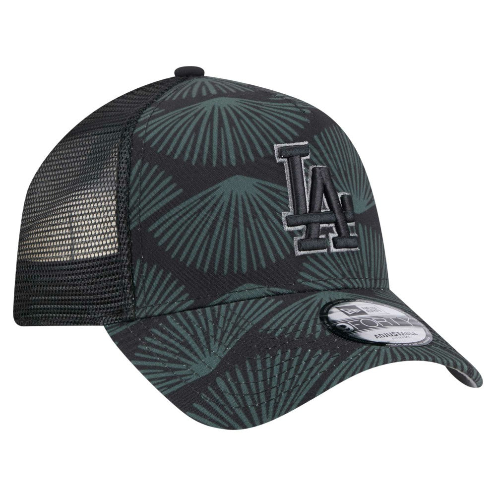 MLB Los Angeles Dodgers New Era 9FORTY A-Frame Trucker Adjustable Hat
