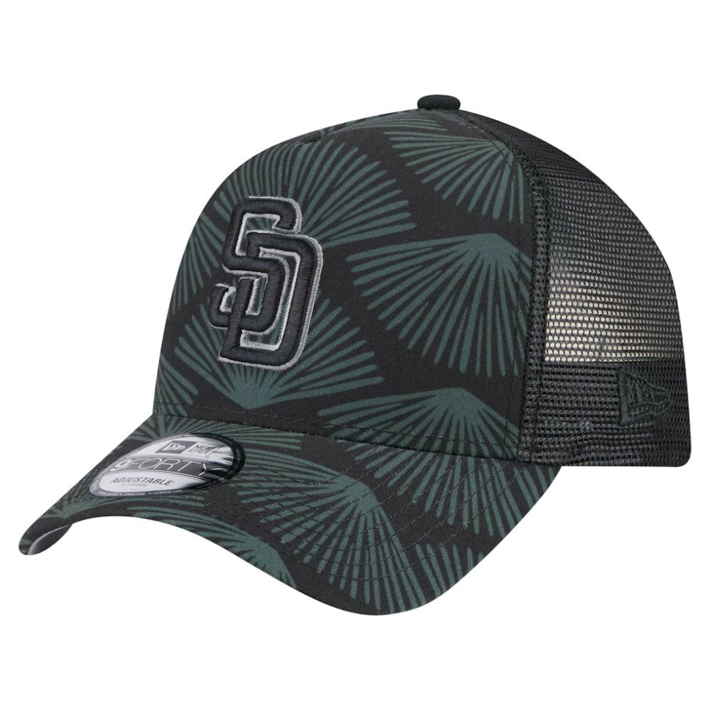 MLB San Diego Padres New Era 9FORTY A-Frame Trucker Adjustable Hat
