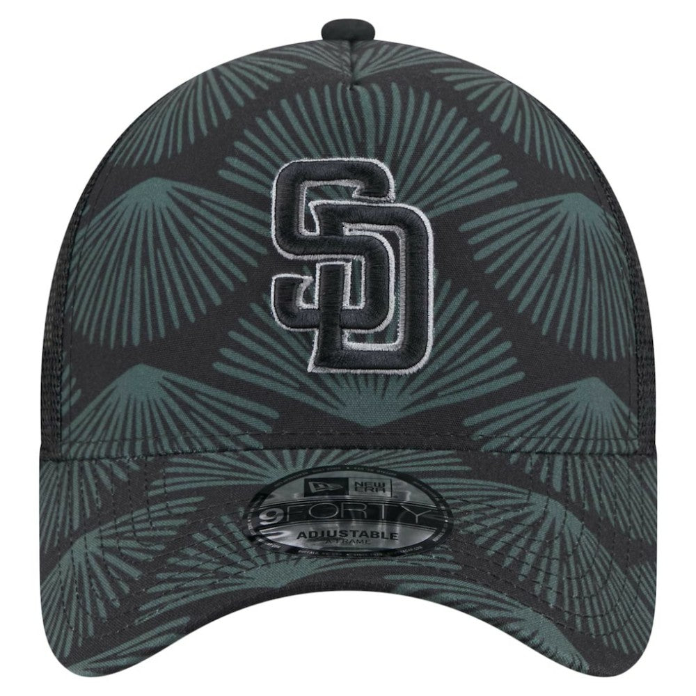 MLB San Diego Padres New Era 9FORTY A-Frame Trucker Adjustable Hat