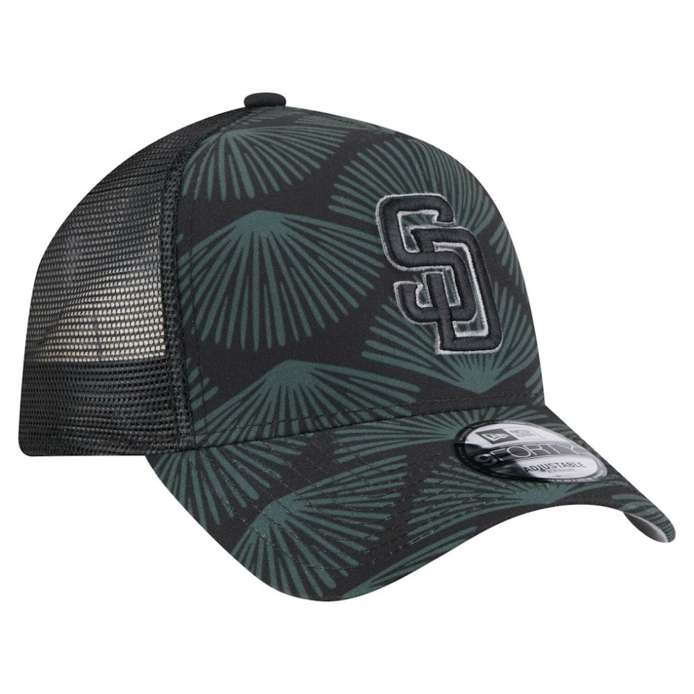 MLB San Diego Padres New Era 9FORTY A-Frame Trucker Adjustable Hat