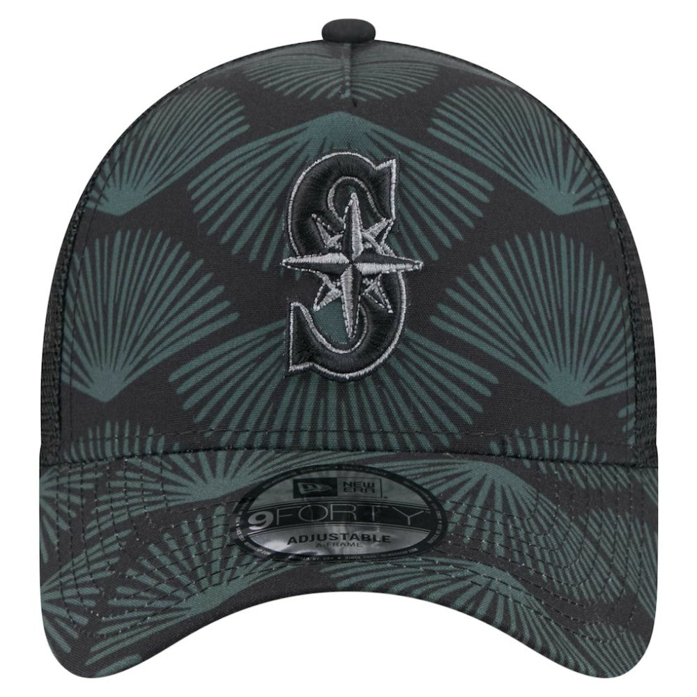 MLB Seattle Mariners New Era 9FORTY A-Frame Trucker Adjustable Hat