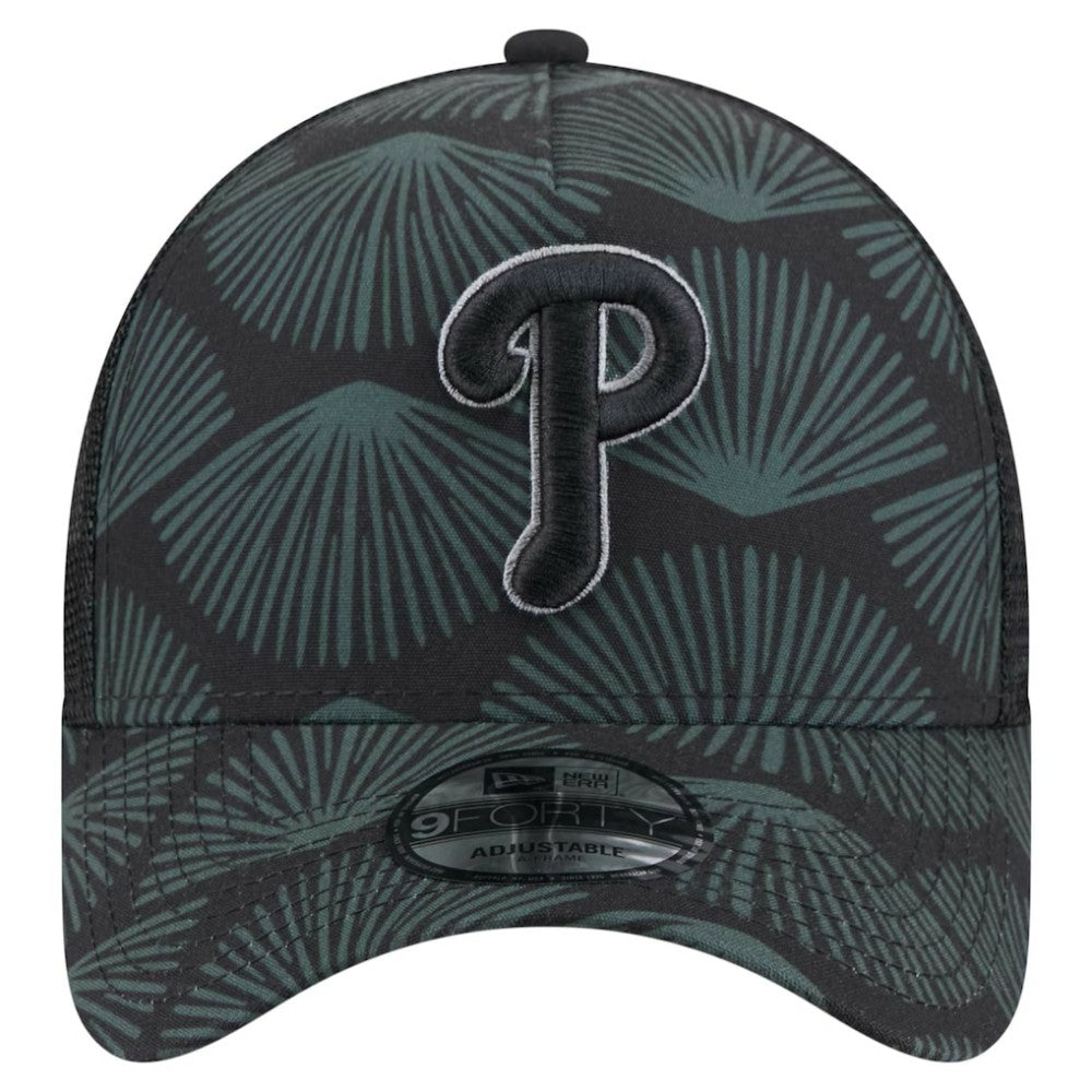 MLB Philadelphia Phillies New Era 9FORTY A-Frame Trucker Adjustable Hat