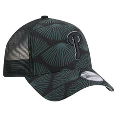 MLB Philadelphia Phillies New Era 9FORTY A-Frame Trucker Adjustable Hat