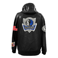NBA Dallas Mavericks Jeff Hamilton Vegan Leather Full-Zip Hoodie sale