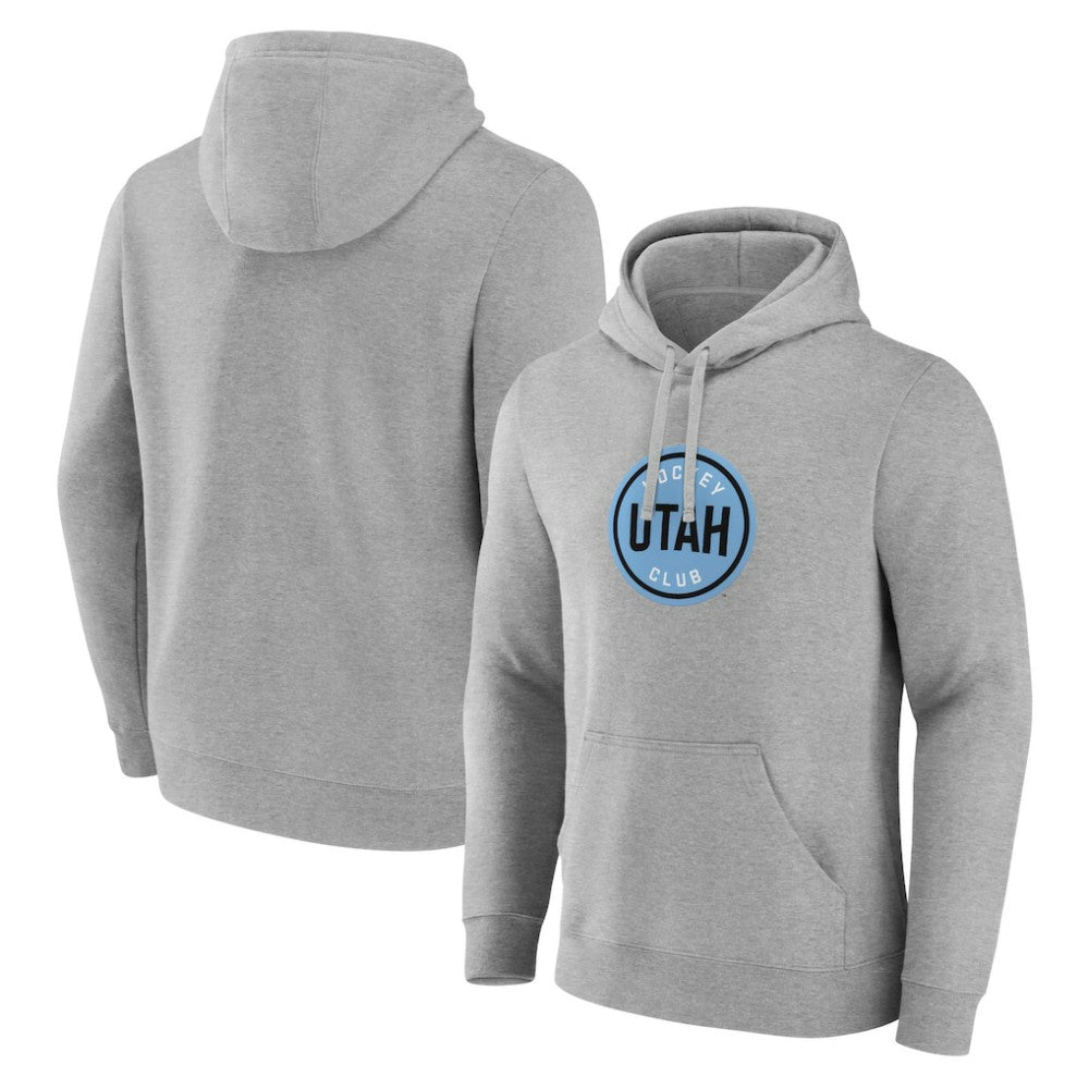 NHL Steel Utah Mammoth Fanatics Draft Logo Pullover Hoodie
