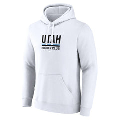 NHL White Utah Mammoth Fanatics Secondary Logo Pullover Hoodie