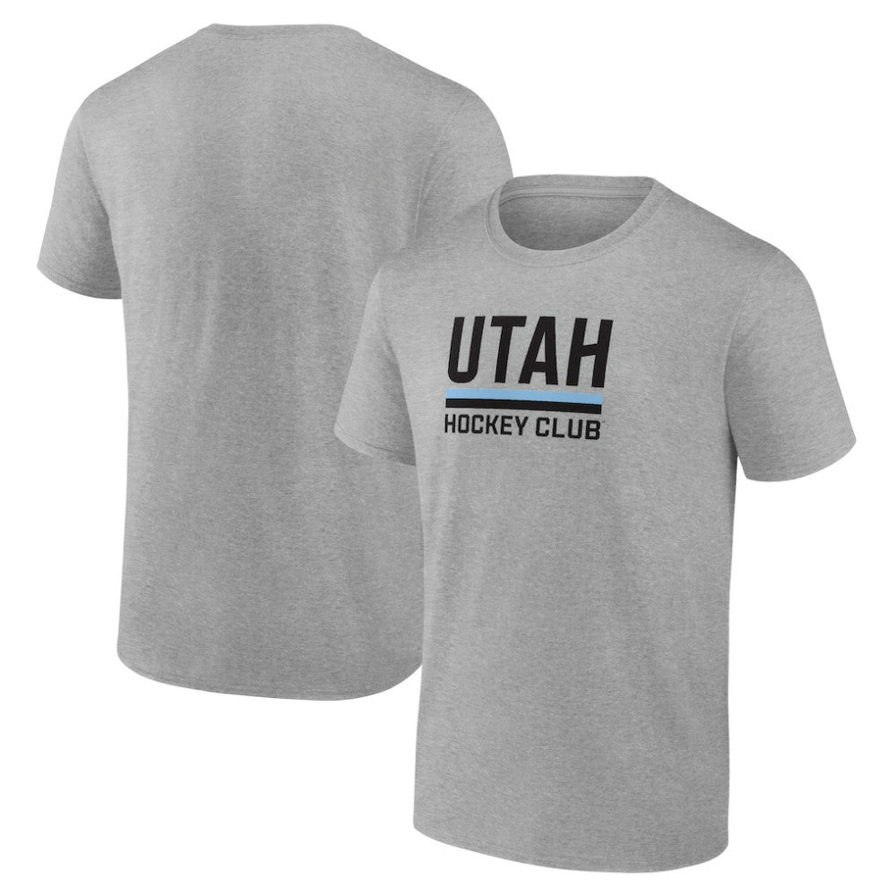 NHL Heather Gray Utah Mammoth Fanatics Draft Logo T-Shirt