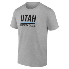 NHL Heather Gray Utah Mammoth Fanatics Draft Logo T-Shirt