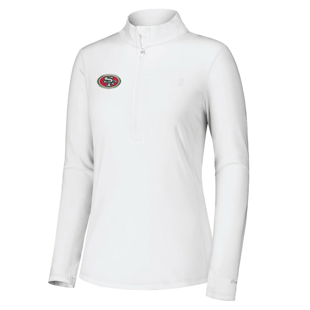 Women's Sport Playa Vista IslandZone Quarter-Zip Jacket - San Francisco 49ers