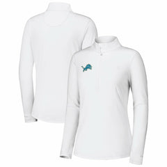 Women's Sport Playa Vista IslandZone Quarter-Zip Jacket - Detroit Lions