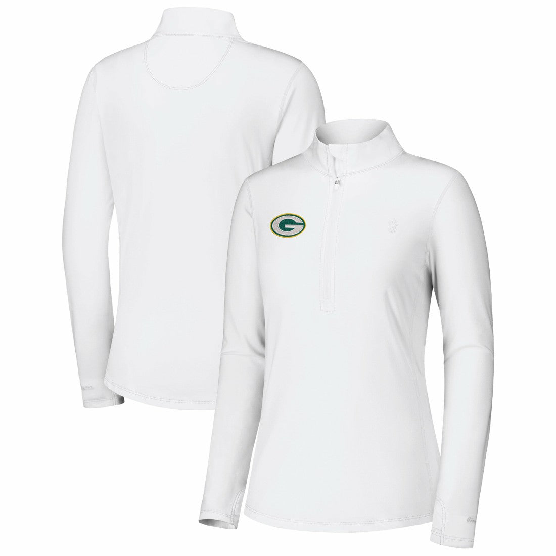 Women's Sport Playa Vista IslandZone Quarter-Zip Jacket - Green Bay Packers