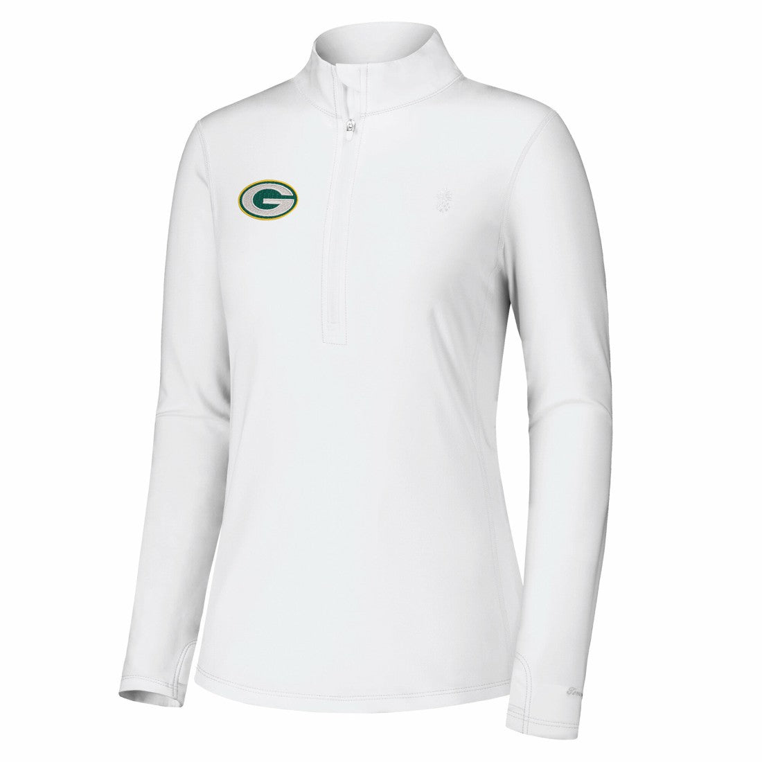 Women's Sport Playa Vista IslandZone Quarter-Zip Jacket - Green Bay Packers