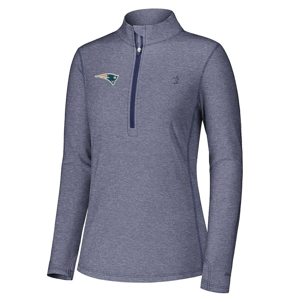 Women's Sport Playa Vista IslandZone Quarter-Zip Jacket - New England Patriots