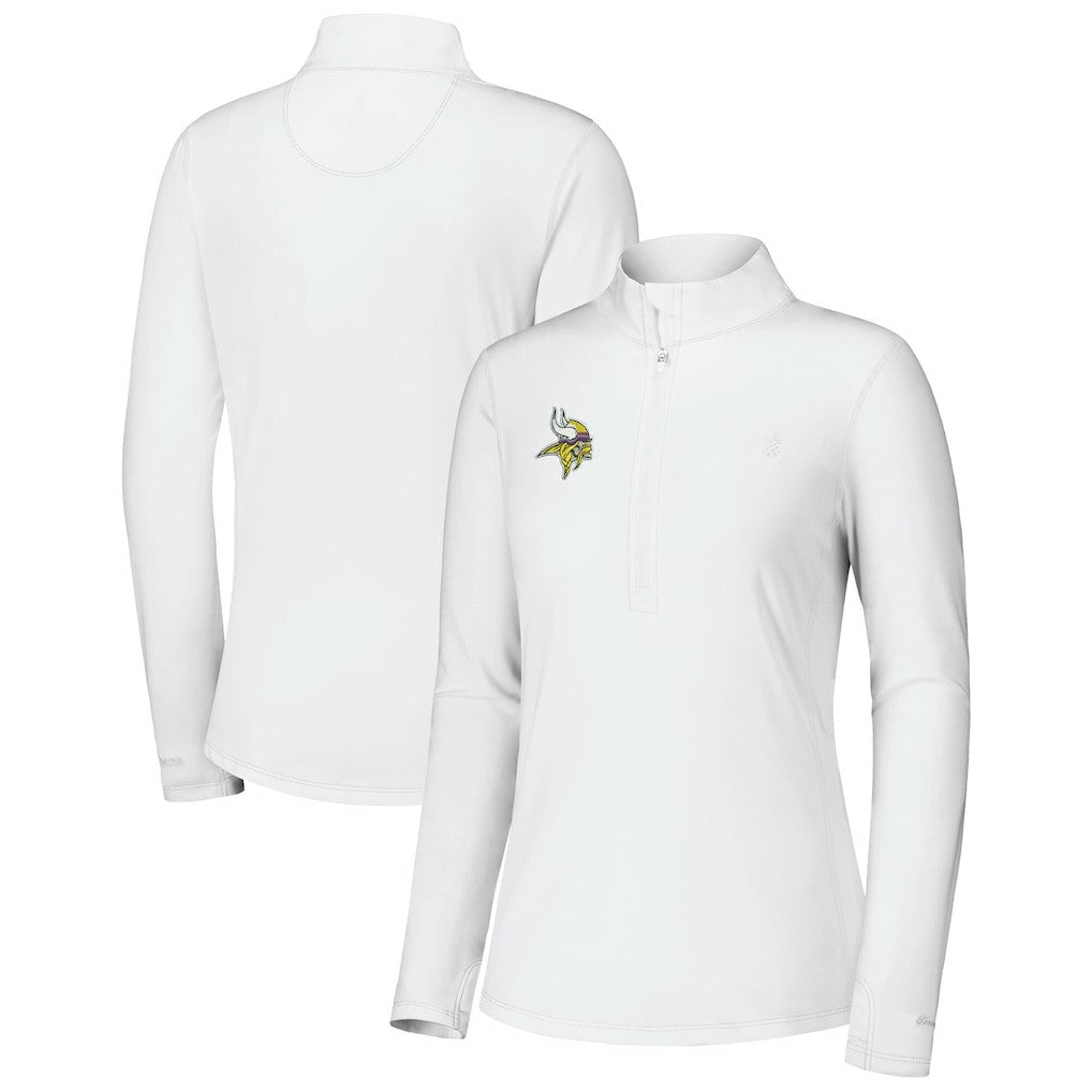 Women's Sport Playa Vista IslandZone Quarter-Zip Jacket - Minnesota Vikings