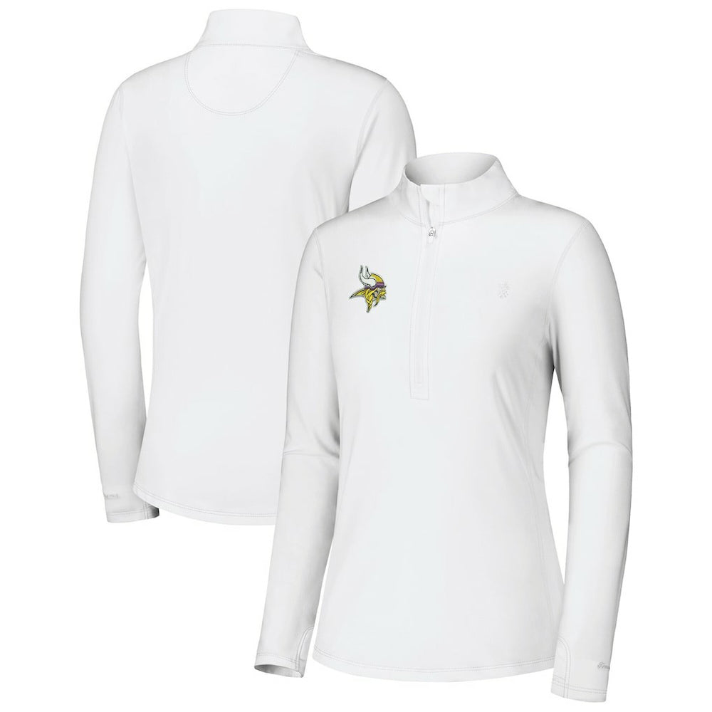 Women's Sport Playa Vista IslandZone Quarter-Zip Jacket - Minnesota Vikings