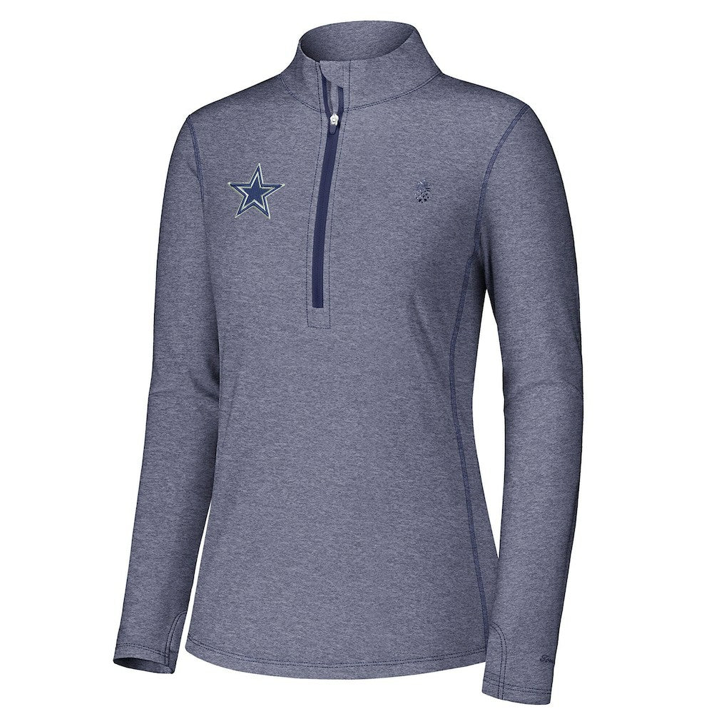 Women's Sport Playa Vista IslandZone Quarter-Zip Jacket - Dallas Cowboys