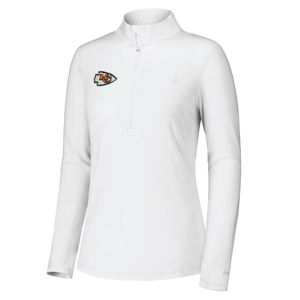 Women's Sport Playa Vista IslandZone Quarter-Zip Jacket - Kansas City Chiefs