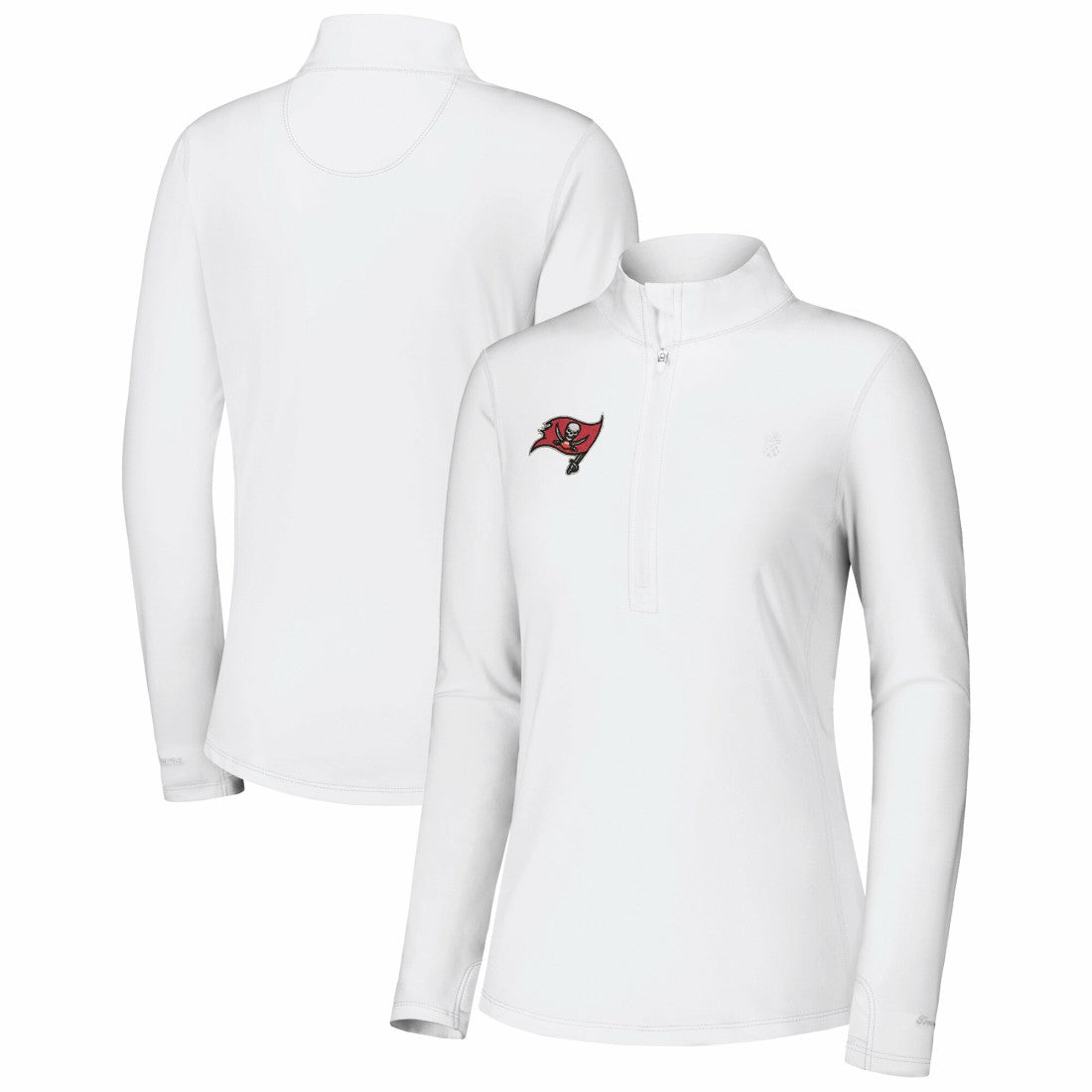 Women's Sport Playa Vista IslandZone Quarter-Zip Jacket - Tampa Bay Buccaneers