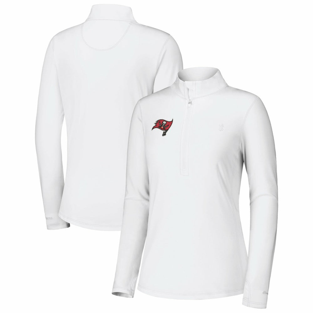 Women's Sport Playa Vista IslandZone Quarter-Zip Jacket - Tampa Bay Buccaneers
