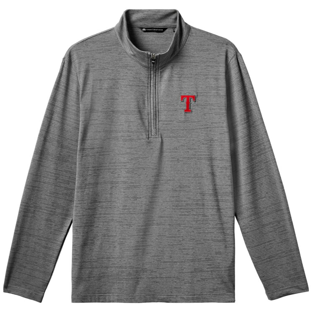 MLB Texas Rangers TravisMathew The Heater Quarter-Zip Pullover Top