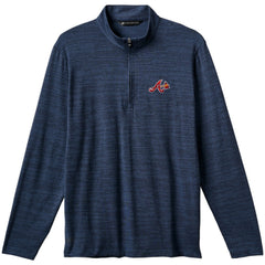 MLB Atlanta Braves TravisMathew The Heater Quarter-Zip Pullover Top