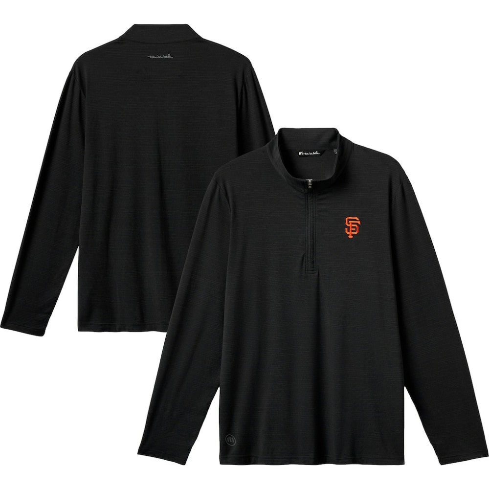 MLB San Francisco Giants TravisMathew The Heater Quarter-Zip Pullover Top