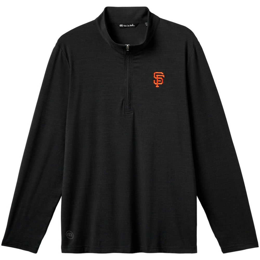 MLB San Francisco Giants TravisMathew The Heater Quarter-Zip Pullover Top