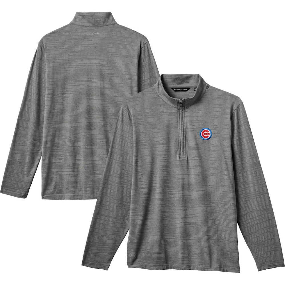MLB Chicago Cubs TravisMathew The Heater Quarter-Zip Pullover Top