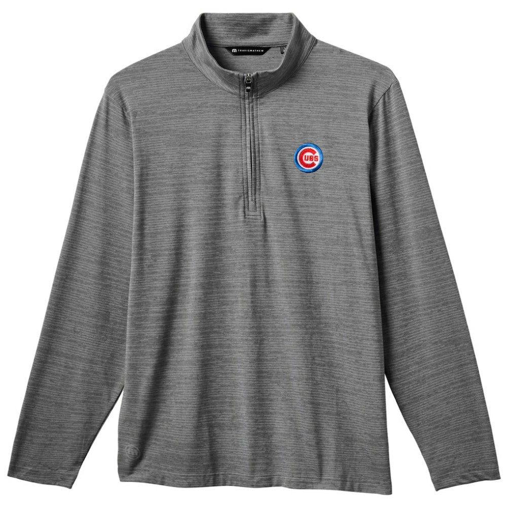 MLB Chicago Cubs TravisMathew The Heater Quarter-Zip Pullover Top