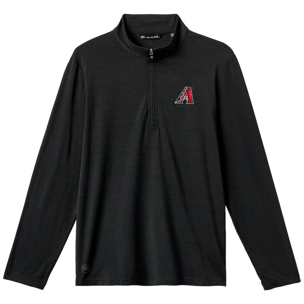 MLB Arizona Diamondbacks TravisMathew The Heater Quarter-Zip Pullover Top
