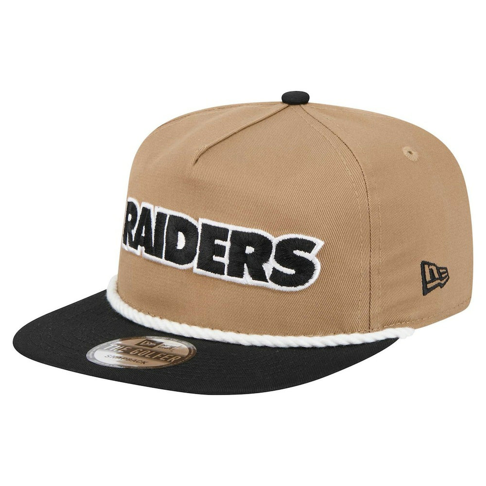 Desert Golfer Snapback Hat - Las Vegas Raiders